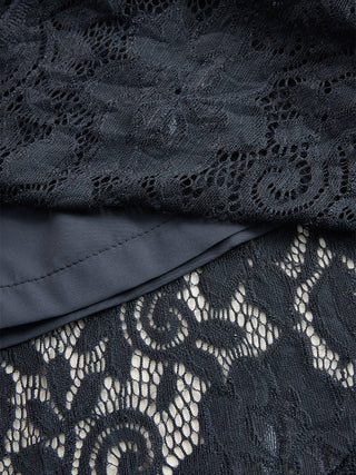Vintage Bohemian Blue Lace Sleeveless Midi Dress | Elowen