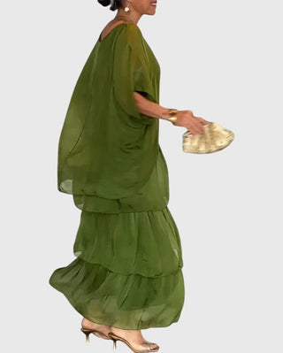 Long flowing elegant dress for women | Clara