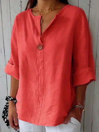 Casual V-neck everyday blouse for women | Nayla
