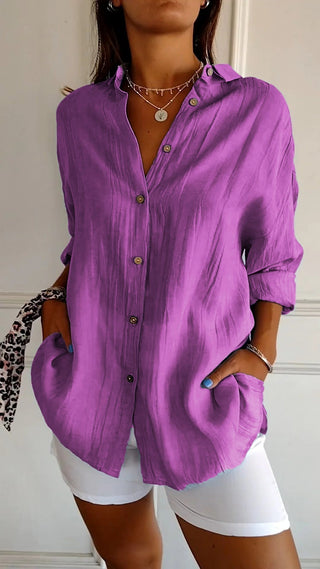 Elegant oversized everyday blouse for women | Emily
