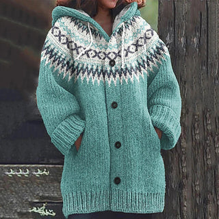 Soft thick cosy winter cardigan for women
