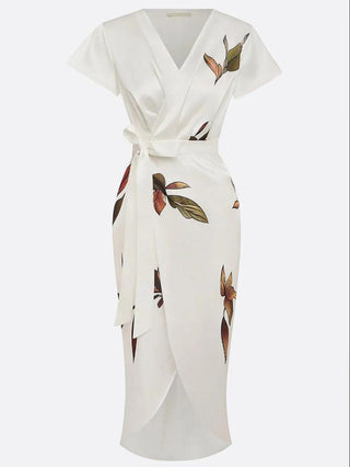 Elegant wrap everyday dress for women | Brenna