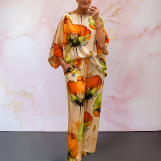 Satin Two-Piece Set – Refined Statement Silhouette | Moniek