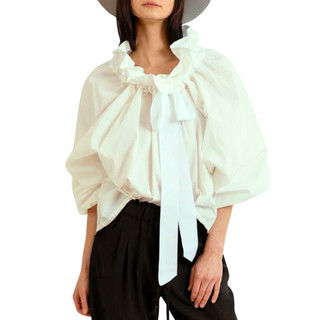 Bellarine Puffed Cotton Blouse