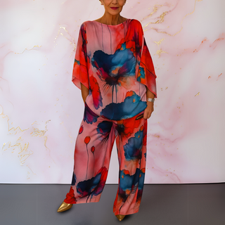 Satin Two-Piece Set – Refined Statement Silhouette | Moniek