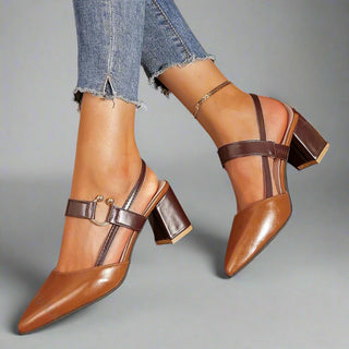 Classic comfort everyday heels for women | Elowen