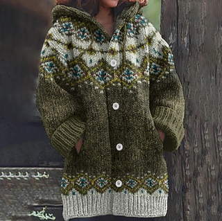Soft thick cosy winter cardigan for women