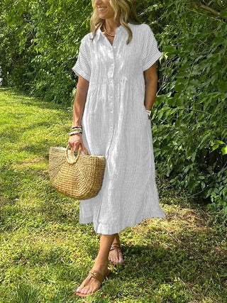 Relaxed elegant everyday maxi dress for women | Ruby