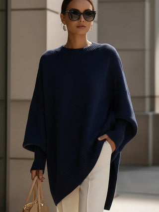 Effortless oversized everyday poncho coat for women | Mandy