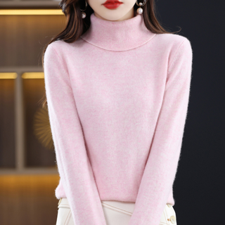 Emmie Cashmere Turtleneck Sweater – Premium Soft Knit with Lightweight Warmth