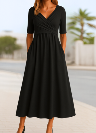 Stylish crossover everyday dress for women | Monica