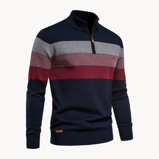 Classic quarter-zip everyday jumper for men | Burk