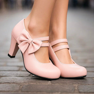 Classic bow-detail elegant heels for women | Bella