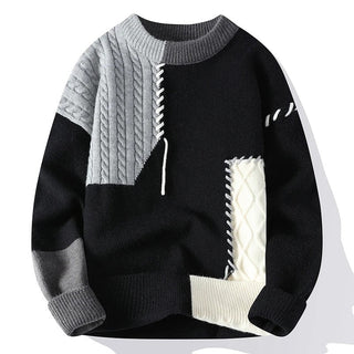 Vanguard Patchwork Knit Sweater