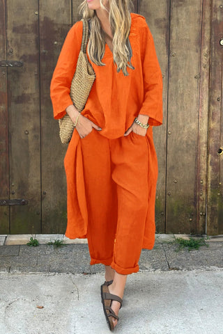 Stylish relaxed casual co-ord set for women | Olivia