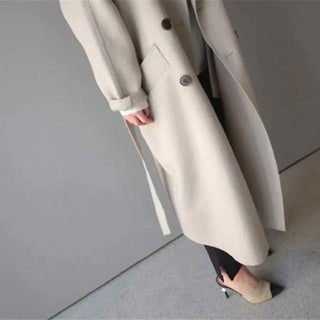 Isabelle Women’s Long Wool Coat – Elegant & Comfortable Timeless Winter Coat