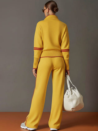 Retro Sporty Webbing Half-Zip Set | Aria