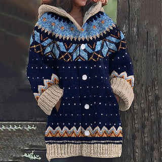 Soft thick cosy winter cardigan for women