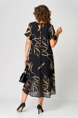Cosy elegant relaxed everyday dress for women | Pauline