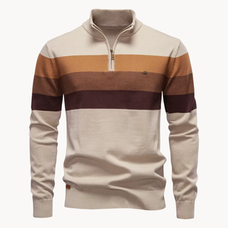 Classic quarter-zip everyday jumper for men | Burk
