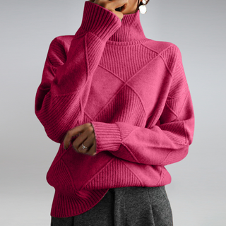Myla Cashmere Turtleneck Sweater – Classic Winter Knit