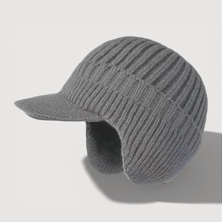 Cosy knitted ear-flap winter hat for women | Antonia