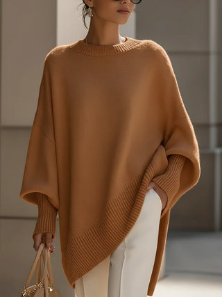 Effortless oversized everyday poncho coat for women | Mandy