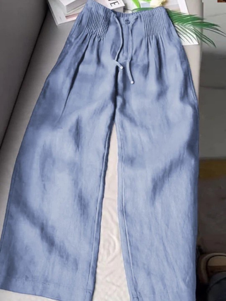Wide-Leg Tailored Trousers – Refined Relaxed Silhouette | Camille