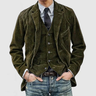 Classic timeless blazer and vest suit set for men | Oliver