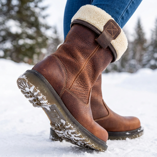 Cosy fur-lined warm winter boots for women | Valerie