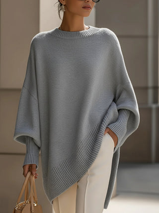Effortless oversized everyday poncho coat for women | Mandy