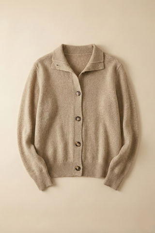 Madison Avenue Button-Up Cashmere Blend Cardigan