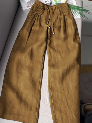 Wide-Leg Tailored Trousers – Refined Relaxed Silhouette | Camille