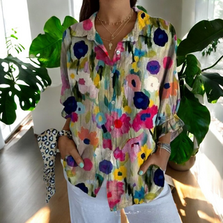 Stylish floral everyday blouse for women | Irene