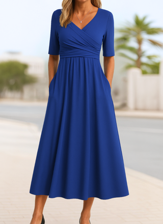 Stylish crossover everyday dress for women | Monica
