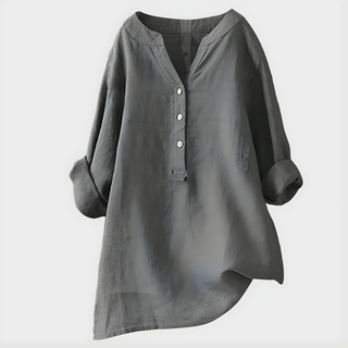 Elegant V-neck blouse for women | Virelle