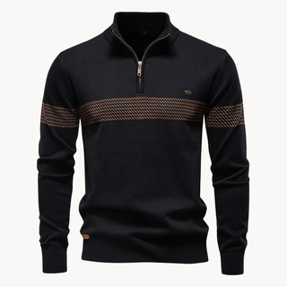 Classic heritage stripe everyday jumper for men | Durham
