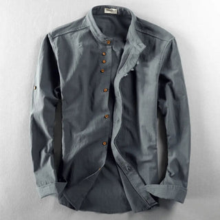 Japanese-Inspired Button Shirt – Refined Minimal Silhouette | Apollo