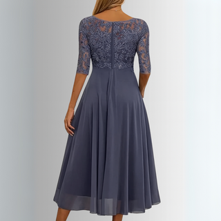 Elegant Lace Midi Dress | Rhonda