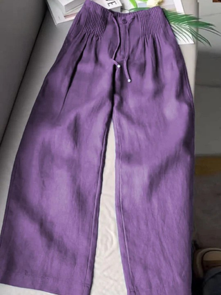 Wide-Leg Tailored Trousers – Refined Relaxed Silhouette | Camille