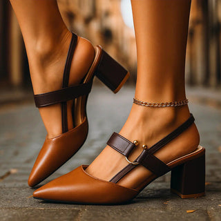 Classic comfort everyday heels for women | Elowen