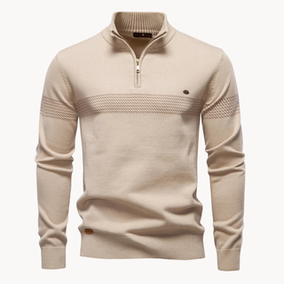 Classic heritage stripe everyday jumper for men | Durham