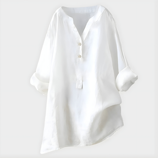 Elegant V-neck blouse for women | Virelle