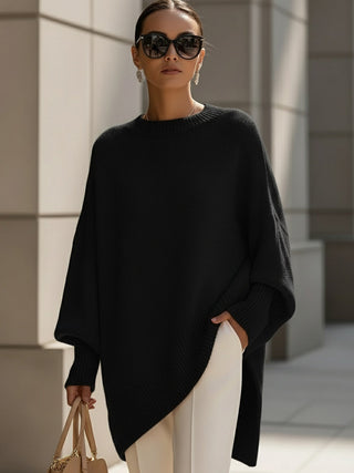 Effortless oversized everyday poncho coat for women | Mandy
