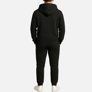 Luxury zip-up smart casual tracksuit set for men