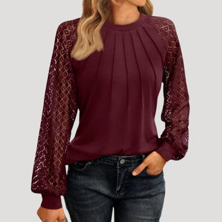 Long sleeve smart casual blouse for women | Serena