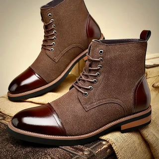 Classic oxford leather dress boots for men | Oliver Ashford