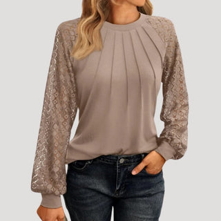 Long-sleeve smart-casual everyday blouse for women | Amelie