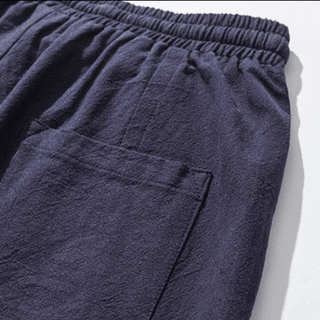 Kezno Drop-Crotch Cotton Blend Pants | LS