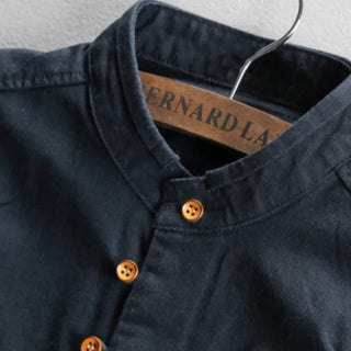 Japanese-Inspired Button Shirt – Refined Minimal Silhouette | Apollo